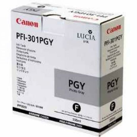 Canon PFI-301 cartuș de cerneală originală foto gri